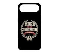 Romans 8 37 More Than Conquerors Boxing Faith Emblem Case for iPhone Air