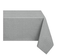 Romanstile plastic table cloths PVC vinyl Table Cloth wipe clean and waterproof,Oil cloth Tablecloths rectangular,Christmas Birthday Party Outdoor Wedding Garden Summer,140x200 cm,55x78 inch,Grey
