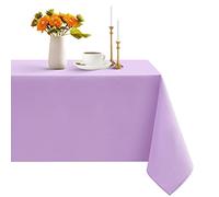 Romanstile purple Table Cloths Christmas Table Cloth wipeable Rectangular,washable Tablecloths water resistant,Table Cover for Girl's Party Birthday Anniversary Spring decorations,55x78 inch