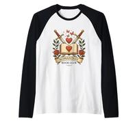 Romantasy Book Club Enchanted Hearts Raglan Baseball Tee