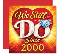 Romantic 26th Anniversary Card, We Still Do Since 2000