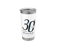 Romantic 30th Wedding Anniversary Stainless Steel Insulated Tumbler