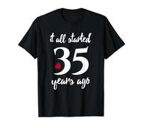 Romantic 35th Wedding Anniversary T-Shirt
