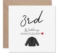 Romantic 3rd Anniversary Card, Rock 'N' Roll Romance