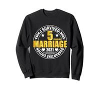 Romantic 5th Wedding Anniversary Tshirts Couple Husband Wife Sweatshirt