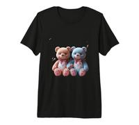 Romantic and Cute Bear with Funny Unisex Design for Tee Premium T-Shirt