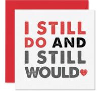 Romantic Anniversary Card, Playful Vow Renewal Vibes
