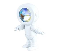 Romantic Astronaut LED Light Projector 360 Degree Rotation for Bedroom Living Room Decor, Creative Robot Lamp Kids (7 Color Changing)