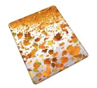 Romantic Autumn The Fall of Maple Leaves Cute Funny Gaming Mouse Pad, Desk Mouse Mat for Office, Gaming & Study