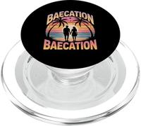Romantic Baecation Beach Sunset Couple Trip PopSockets PopGrip for MagSafe