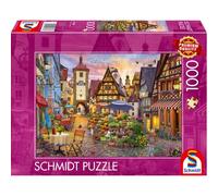Schmidt Spiele 59760 Romantic Bavaria, Rothenburg ob der Tauber, 1000 Piece Puzzle