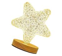 Romantic Bedside Lamps, Multipurpose Soft Glow Dimmable Warm Light Crystal Night Light Cozy Atmosphere for Bedroom (Star Style)