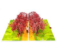Romantic Blossom Tree Pop Up Card, Luxury 3D Anniversary Card, Handmade Love Keepsake Greeting Card for Wife Husband Boyfriend Girlfriend Wedding Engagement Valentine's Day