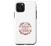Romantic Bride Veil Floral Love Story Design Case for iPhone 11 Pro