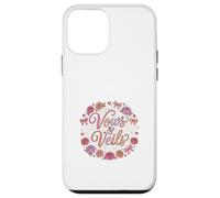 Romantic Bride Veil Floral Love Story Design Case for iPhone 12 mini