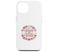 Romantic Bride Veil Floral Love Story Design Case for iPhone 13