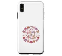 Romantic Bride Veil Floral Love Story Design Case for iPhone XS Max
