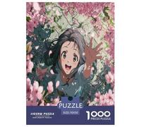 Romantic Cherry Blossoms Jigsaw Puzzles Puzzle for Adults Kids. 1000 Pieces Japan Impossible Challenge Toy Educational Games Home Decoration for Adults& Kids Age 14 Years Up 70x50cm/1000pcs