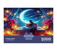Romantic Couple 1000 Piece Love Jigsaw Puzzles for Adults And Kids Family Puzzle Educational Games 1000 Pieces Fun, Challenging & Brainteasing Adults Jigsaw Puzzle Challenge High Difficulty 70x50cm/10