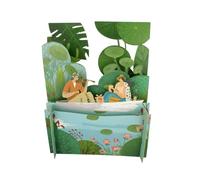 Romantic Couple in A Boat Any Occasion 3D Pop Up Greeting Card by Alljoy Cards MN033