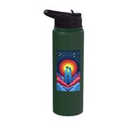 Romantic Couple Infinity Together Love Clouds Bride Souls Stainless Steel Insulated Water Bottle