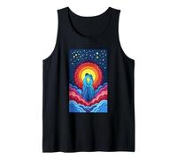 Romantic Couple Infinity Together Love Clouds Bride Souls Tank Top