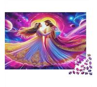 Romantic Couple Jigsaw Puzzle for Adults 1000 Piece Jigsaw Puzzle Dance Art Relaxation Home Decor Gift 70x50cm/1000pcs