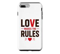 Romantic Couple Quote Valentine's Day Love Makes The Rules Case for iPhone 7 Plus/8 Plus