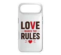 Romantic Couple Quote Valentine's Day Love Makes The Rules Case for iPhone Air