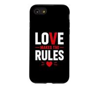 Romantic Couple Quote Valentine's Day Love Makes The Rules Case for iPhone SE (2020) / 7/8