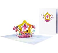 Romantic Couple Star And Hearts Design 3D Pop Up Valentine’s Day Cards