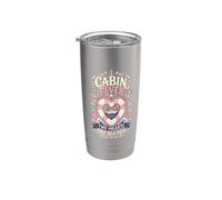 Romantic Cruise Ship Two Hearts One Sea View Stainless Steel Insulated Tumbler