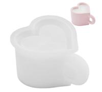 Romantic Cup Shape - Molded Polymer Molding Instrument, Easy Separate Resin Creation Bowl, Durable Soft Texture Casting, Decorative Modelling Tool for Sweet Treats | Soap Chocolates