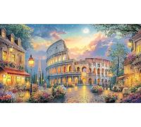 Romantic-Evening-in-Rome Recycled Paper Puzzle Game 1000 Piece Educational Game Challenge Fun Present & Activity for Home Great Gift Idea for Women, Gifts for Men 70x50/1000pcs