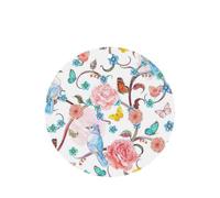 Romantic Fancy Floral Birds Butterfly Printing 10 Pcs Car Air Fresheners Cards For Scented Hanging Sheets For Bathroom With Rope