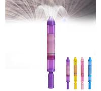 Romantic Firework Style Water Spray Toy, 2025 New Firework Style Water Spray Toy, Firework Water Gun High Pressure Pull-Out Sprinkler Spray Toys Interactive Pool Game For Beach Pool Parties (Purple)