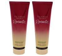 Romantic Fragrance Lotion by Victorias Secret for Women - 8 oz Body Lotion - Pack of 2