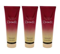 Romantic Fragrance Lotion by Victorias Secret for Women - 8 oz Body Lotion - Pack of 3