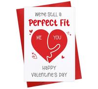 Romantic & Funny Valentine’s Day Card for Couples - Humorous Greeting Card with Envelope for Him, Her, Husband, Wife - Birthday for Boyfriend, Girlfriend