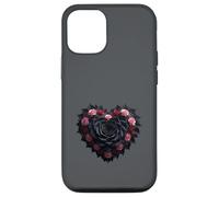 Romantic Gothic And Melancholic Black Rose Case for iPhone 12/12 Pro