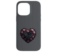 Romantic Gothic And Melancholic Black Rose Case for iPhone 14 Pro Max