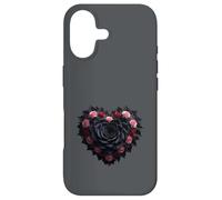 Romantic Gothic And Melancholic Black Rose Case for iPhone 17