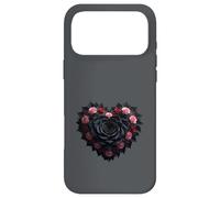 Romantic Gothic And Melancholic Black Rose Case for iPhone 17 Pro Max