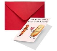 Romantic Greeting - Funny Love Note, Engagement Blessing with Cute Design, Decorative Confession with Heart Motif, Paper Gift for Partners Spouses Boyfriends Girlfriends Wives