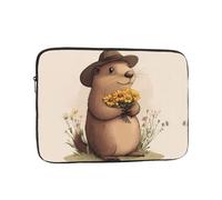 Romantic Groundhog 10 inch Prints Laptop Case - Slim and Portable, Suitable for Office Travel and Commute