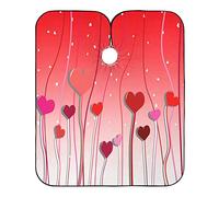 Romantic Heart Flowers Barber Cape Lightweight Beard Bib Easy Clean Hair Cutting Gown For Beauty Shops Barbershop Home 140X168Cm
