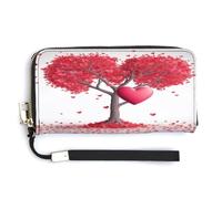 Romantic Hearts Leaves Tree Fashion Shopping Tote Bag,Designer Shoulder Handbags,Womens Purse Handbags,Hobo Bags Cute Storage Bag for Women, Style, 20.0*10.5cm