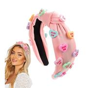 Romantic knotted hair band for Valentine's Day, makeup accessories for girls, dating, country concert, training, wedding,