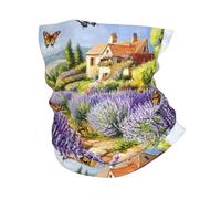 Romantic Lavender Manor Dual-Sided Sweat Band Head Scarf for Men Women, Seamless Workout Head Wrap, Breathable Quick-Dry for Fitness Travel