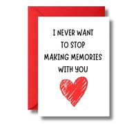 Romantic Love Card For Partner Meaningful Message Anniversary Valentine's Day Birthday - Making Memories A110